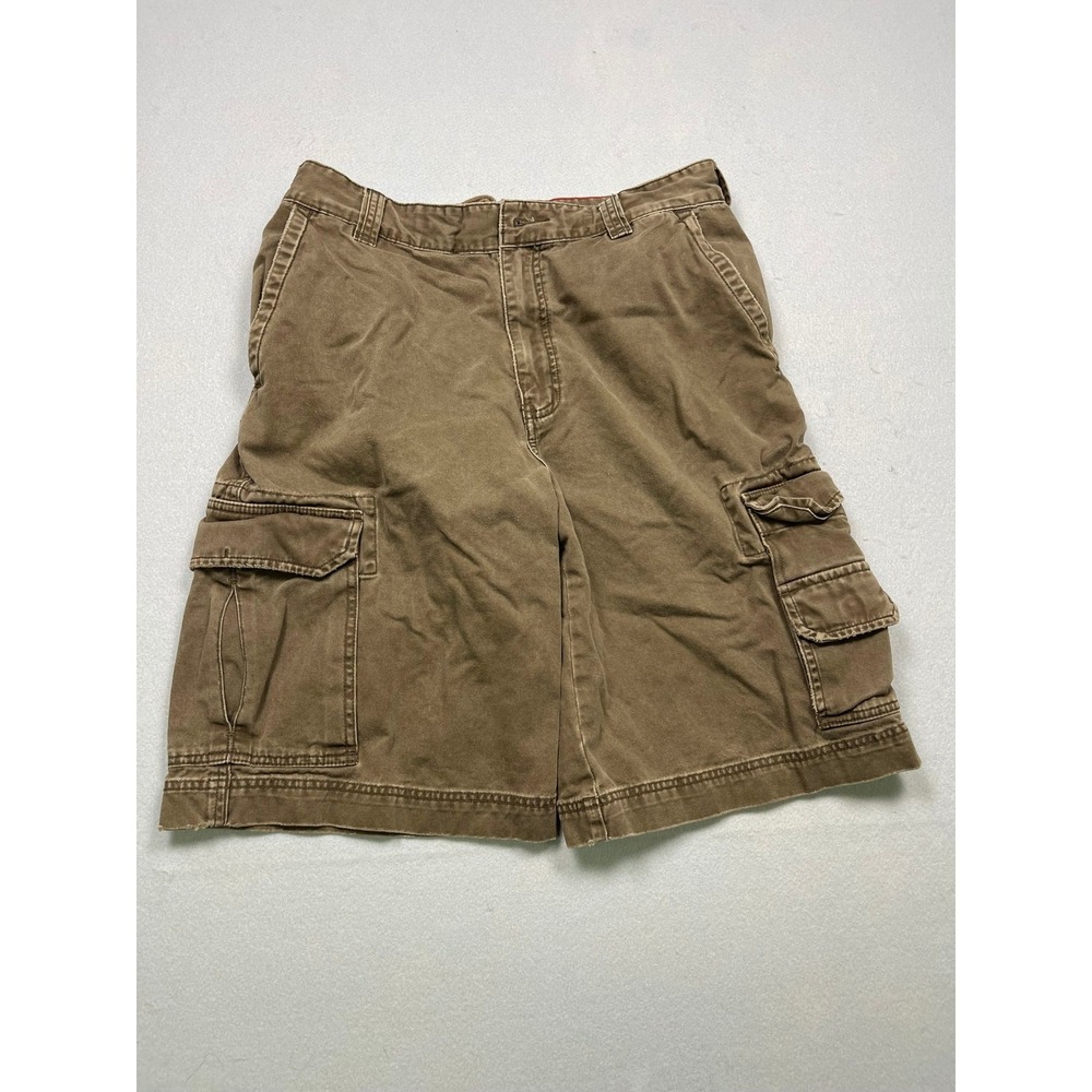 Cargo Supply Cargo Shorts 100% Cotton Brown 32 Mens‎
